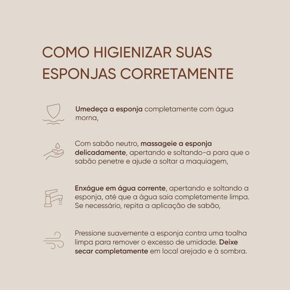 Esponja de Maquiagem Mascavo Pro Blender Big Precision Amarelo 5