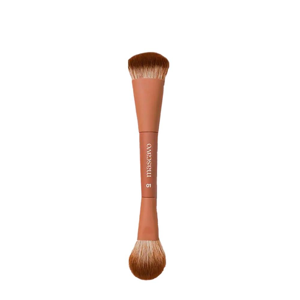 Kit Mascavo Pro Series Pincel de Maquiagem Duplo - 3 Unidades ÚNICO 2