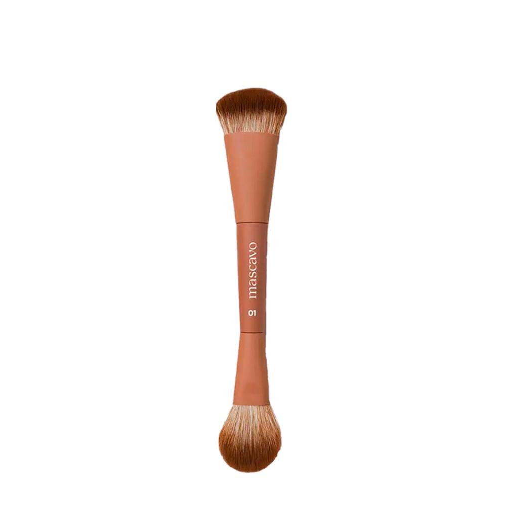 Kit Mascavo Pincel 01+ Blush Oak 6G+Iluminador Champagne 6G ÚNICO 2