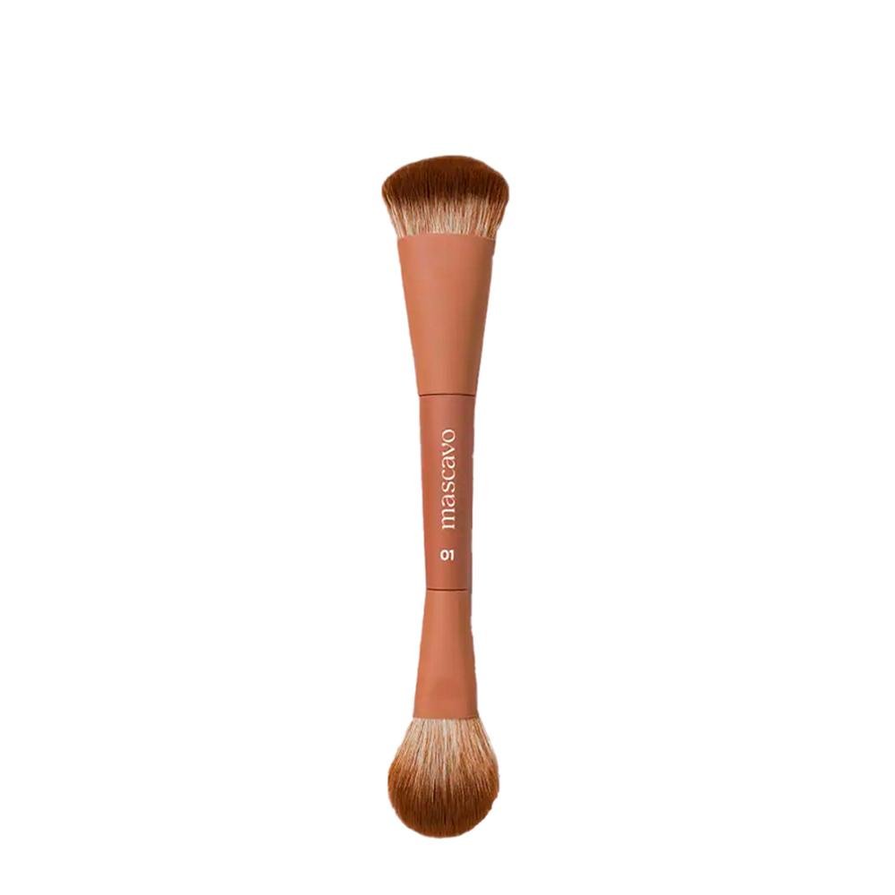 Kit Mascavo Pincel 01+Blush Maple 6G+Iluminador Champagne 6G ÚNICO 2