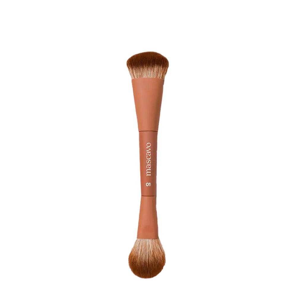 Kit Mascavo Maquiagem Pincel 01+ Flush Blush Bastão Oak 6G ÚNICO 2
