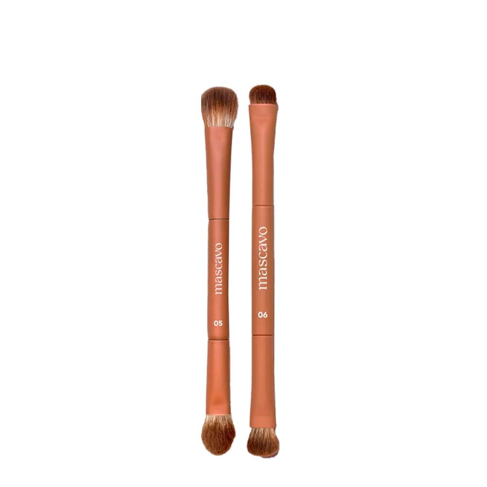 Kit Mascavo Pro Series Pincel de Maquiagem 05 + Pincel 06