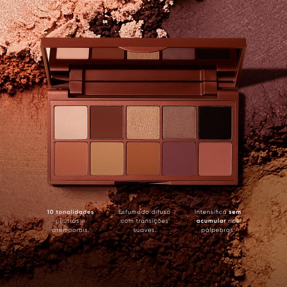 Mascavo The Timeless Paleta de Sombras 10 Tonalidades 12g 12g 10