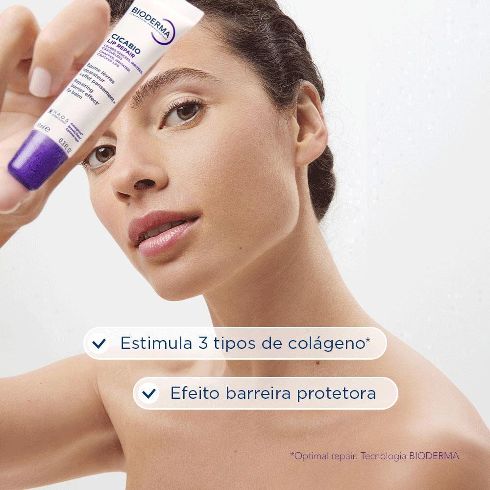 Bioderma Cicabio Reparador Labial 10ml ÚNICO 4