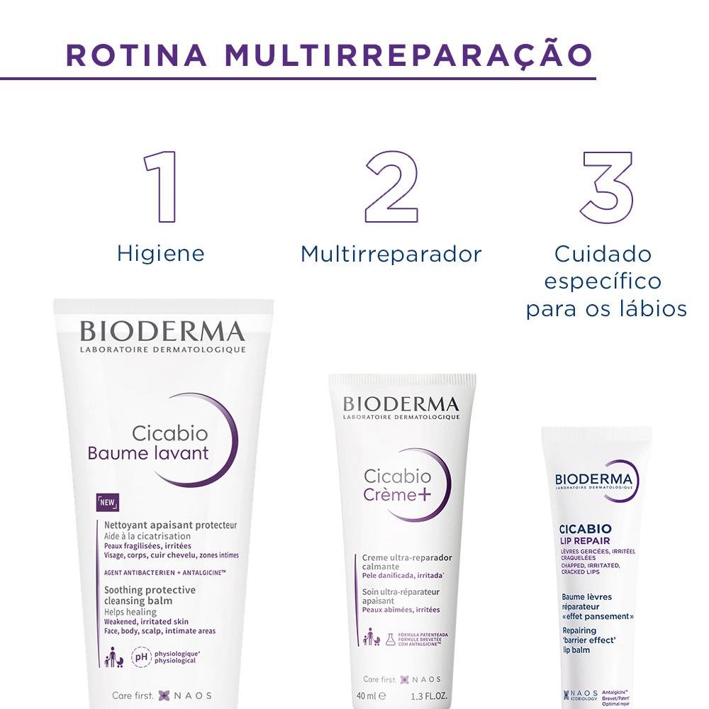 Bioderma Cicabio Reparador Labial 10ml ÚNICO 6