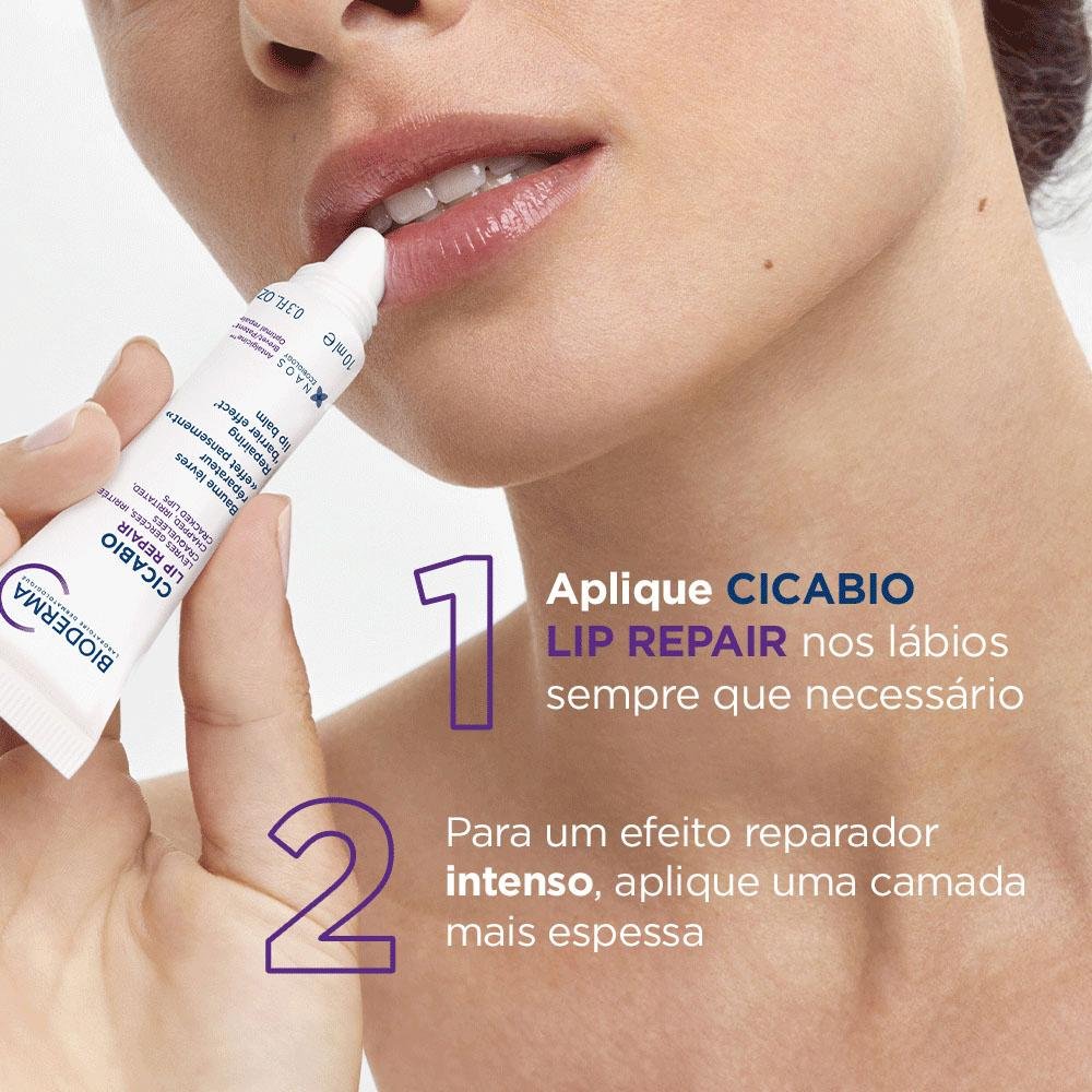 Bioderma Cicabio Reparador Labial 10ml ÚNICO 7