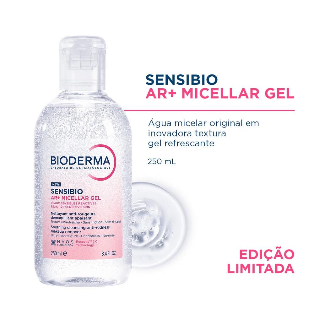 Bioderma Sensibio Ar+ Água Micelar Em Gel 250ml 250ml 2