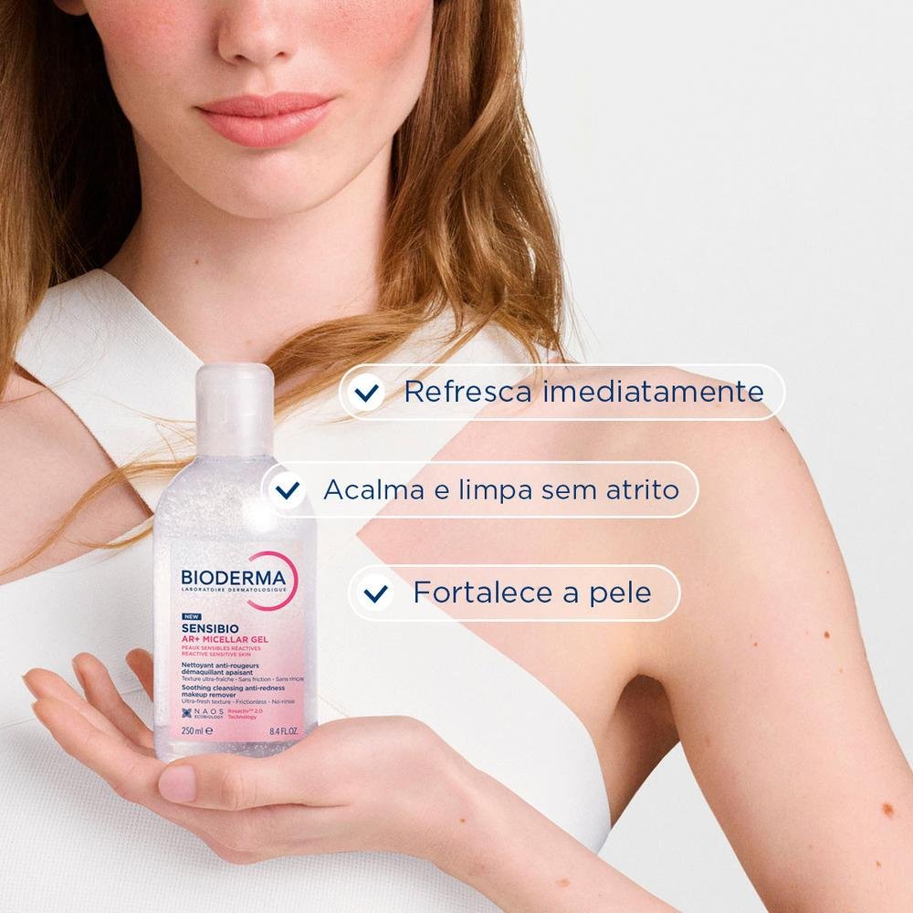 Bioderma Sensibio Ar+ Água Micelar Em Gel 250ml 250ml 4