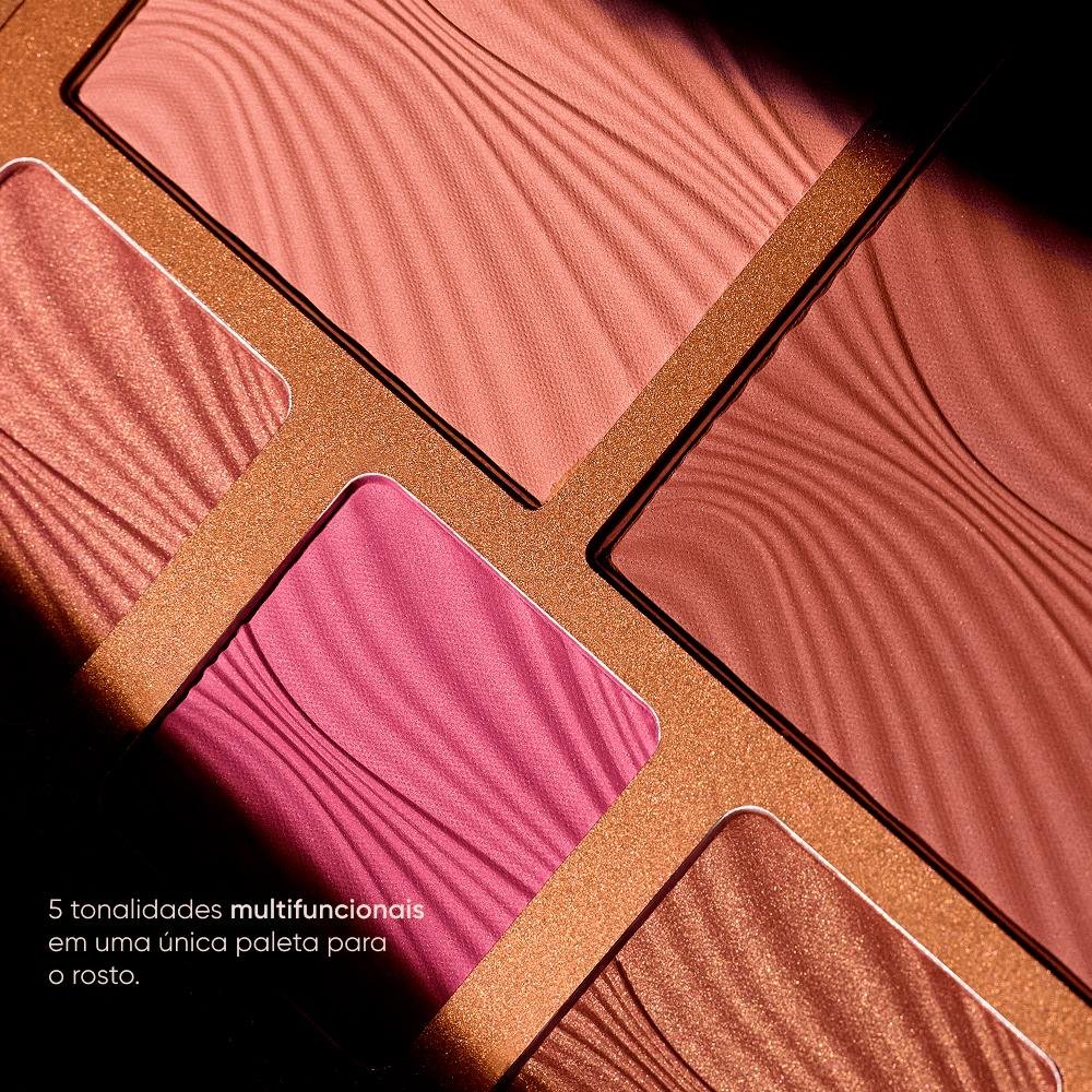 Mascavo Face The Day Multifuncional Paleta de Blush 17g 17g 9