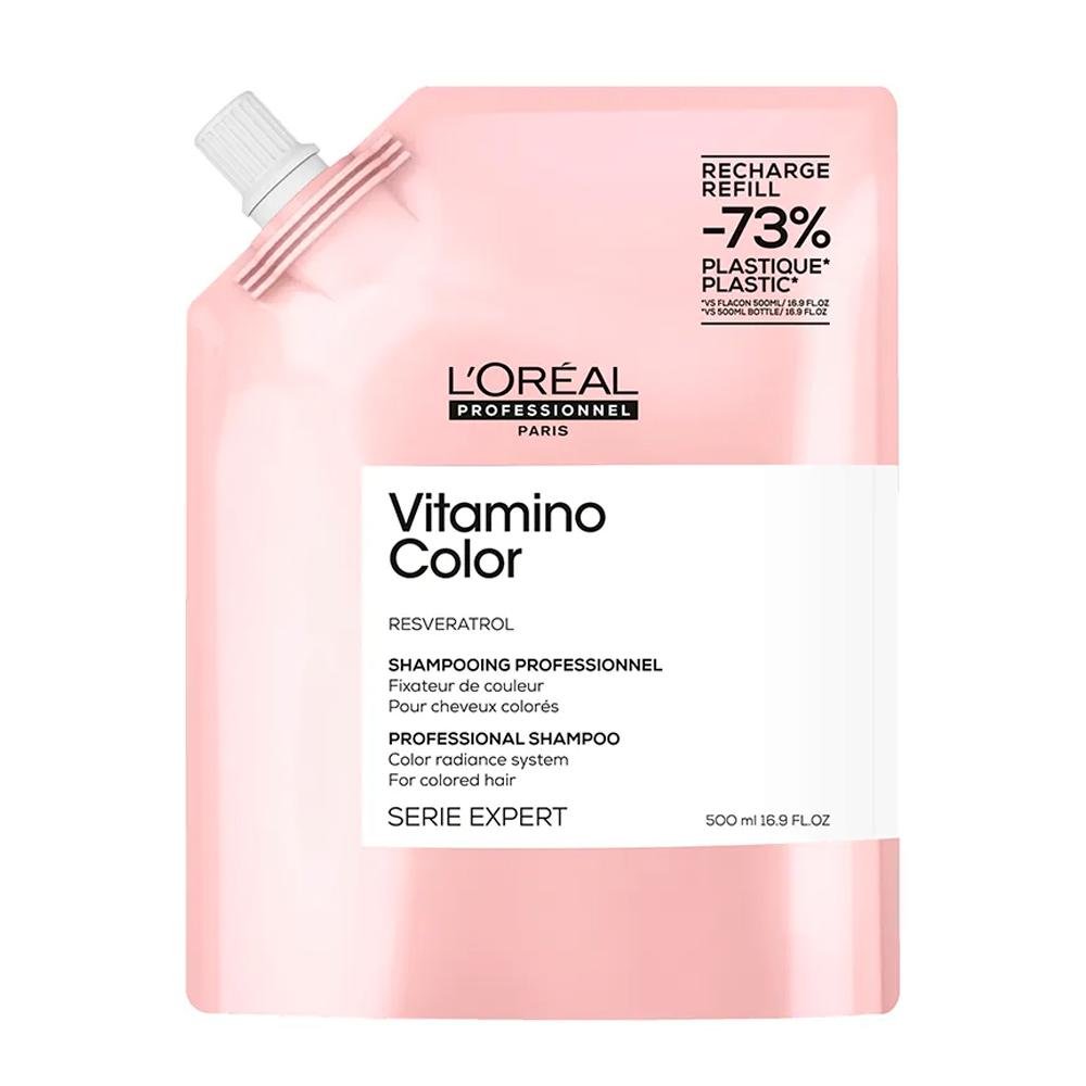 L'Oréal Serie Expert Vitamino Color Shampoo 500ml Refil