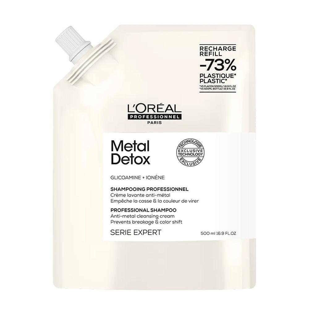 L'Oréal Serie Expert Metal Detox Shampoo 500ml Refil