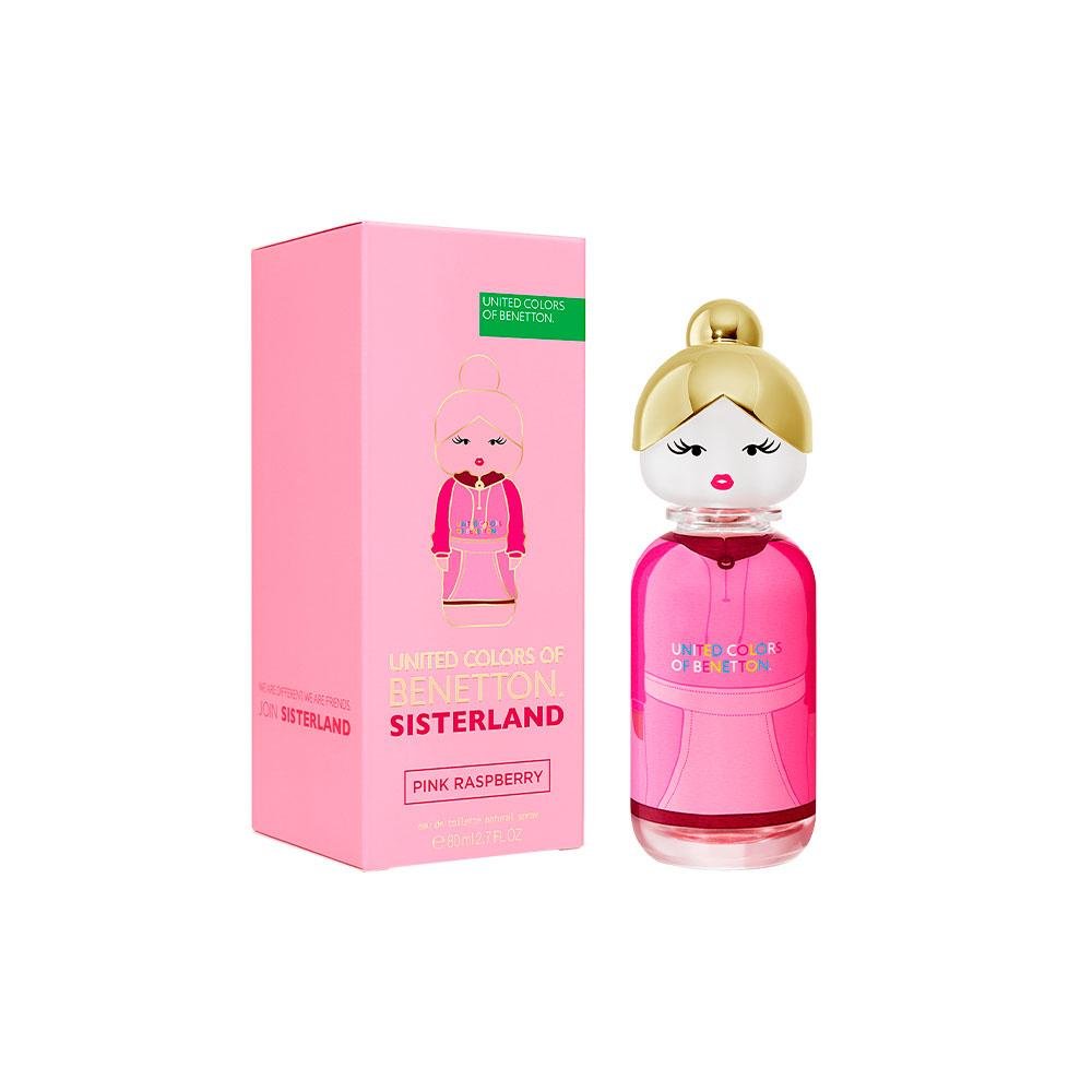 Benetton Sisterland Pink Raspeberry EDT Perfume Feminino 80ml 80ml 9
