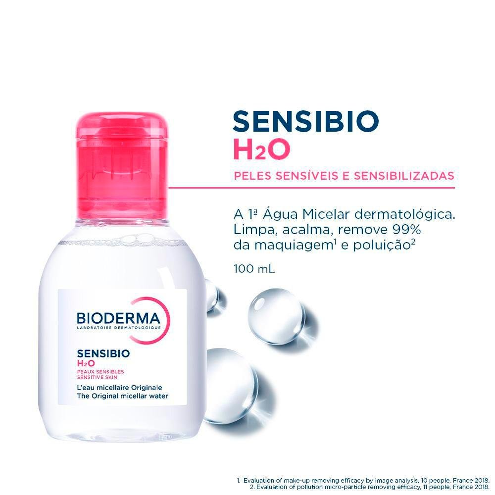 Bioderma Sensibio Água Micelar 100ml 100ml 2