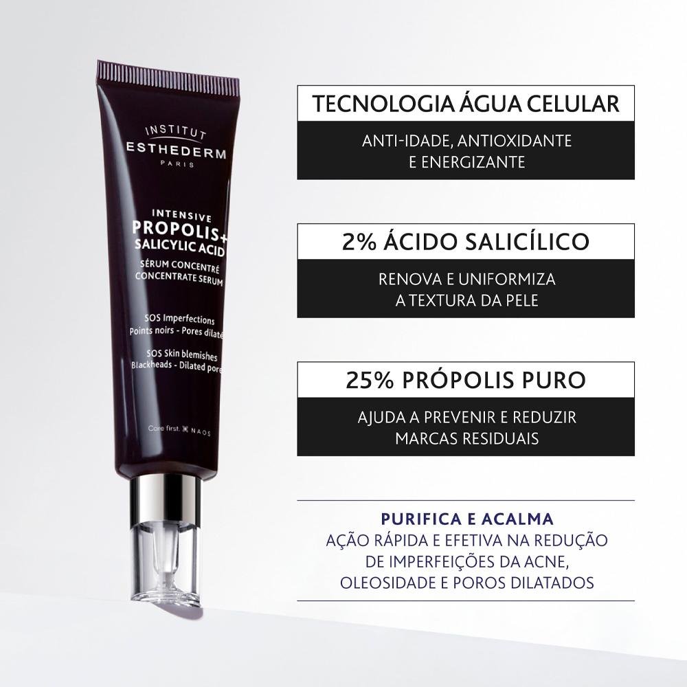 Esthederm Intensive Sérum Facial Antioxidante Propolis + Salicylic Acid 30ml 15ml 3