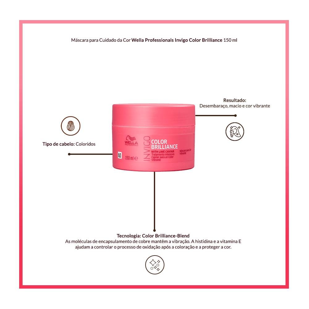 Wella Professionals Invigo Color Brilliance Máscara 150ml 150ml 5