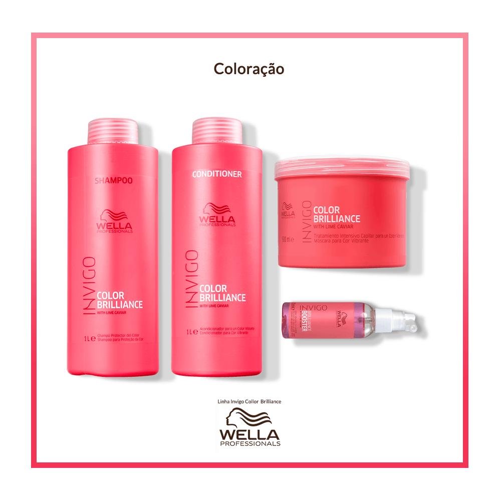 Wella Professionals  Invigo Brilliance Condicionador 1000ml 1L 6