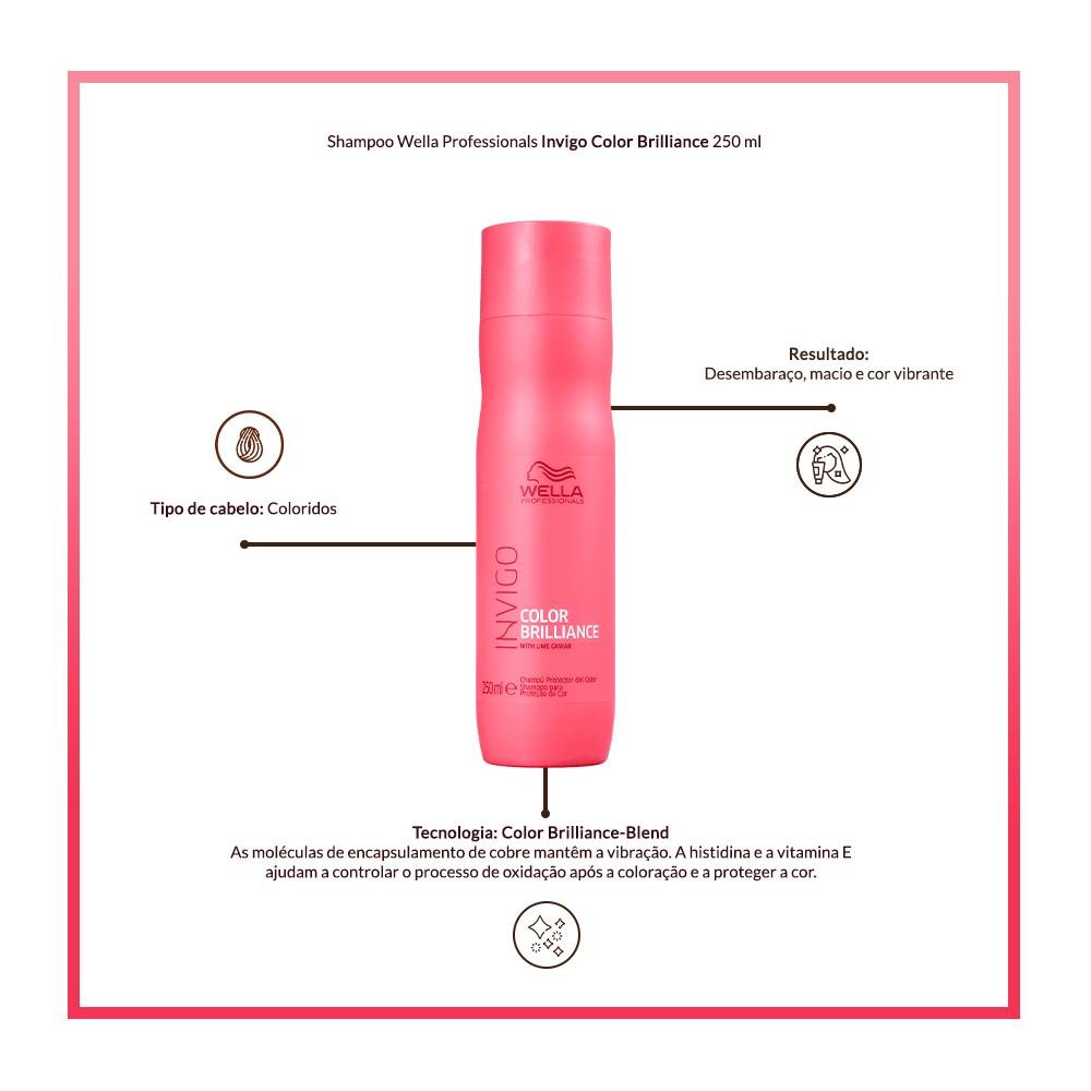 Wella Professionals Invigo Brilliance Shampoo 250ml 250ml 2