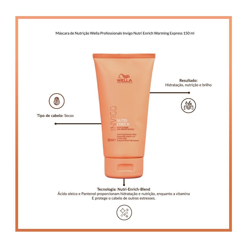 Wella Professionals Invigo Enrich Máscara de Nutrição 150ml 150ml 5