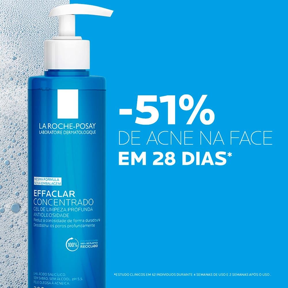 La Roche-Posay Effaclar Concentrado Gel de Limpeza 300g 300g 7
