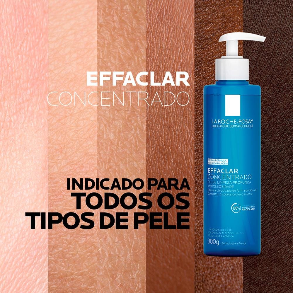 La Roche-Posay Effaclar Concentrado Gel de Limpeza 300g 300g 8