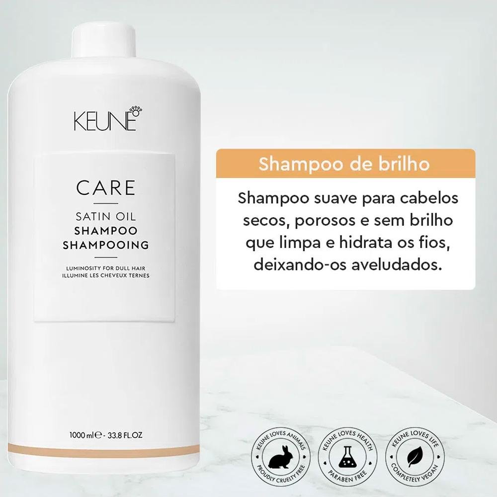 Keune Care Satin Oil Shampoo 1000ml 1L 2
