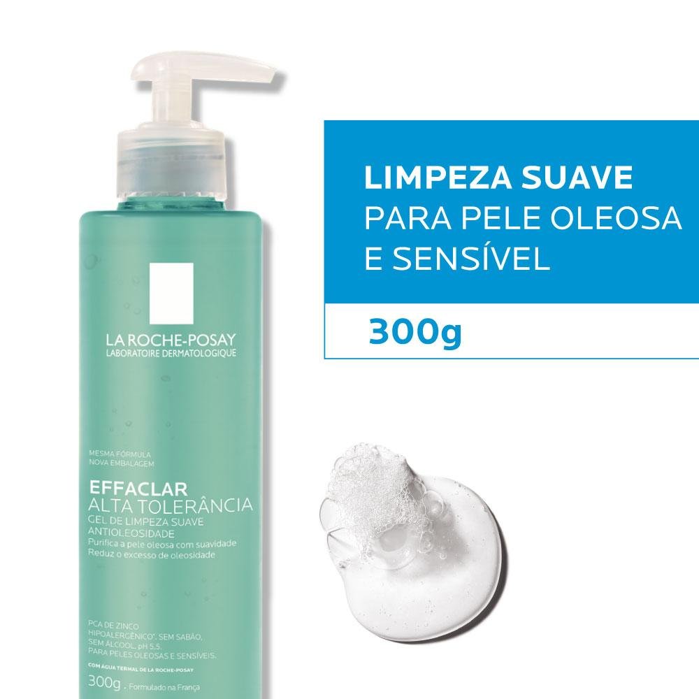 La Roche-Posay Effaclar Alta Tolerância Gel De Limpeza 300g 300g 3
