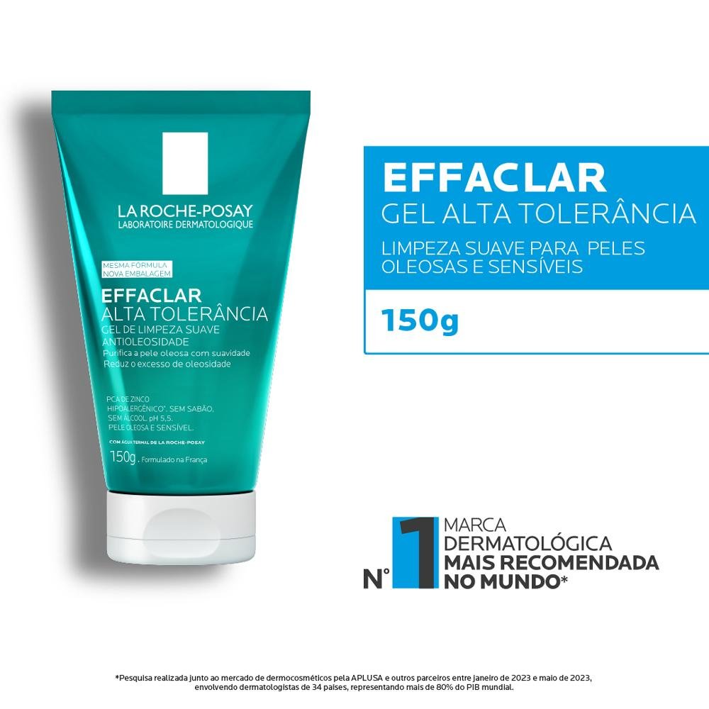 La Roche-Posay Effaclar Alta Tolerância Gel de Limpeza 150g 150g 3