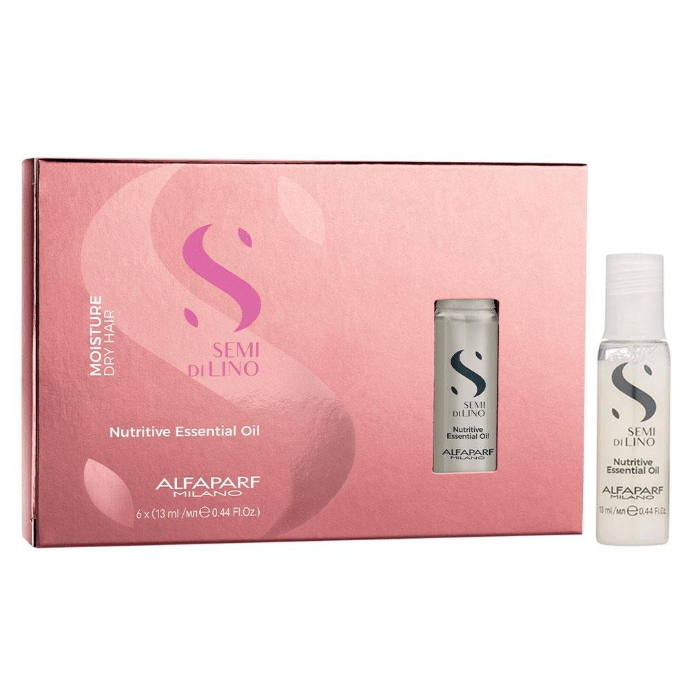 Alfaparf Milano Professional Semi Di Lino Moisture Essential Oil Ampola 6x13ml ÚNICO 1