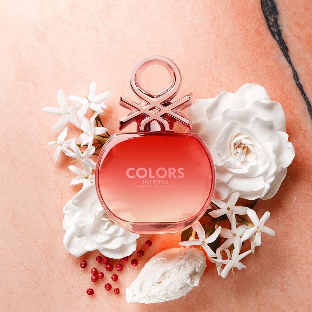 Benetton Colors Rose Intenso EDP Perfume Feminino 80ml 80ml 4