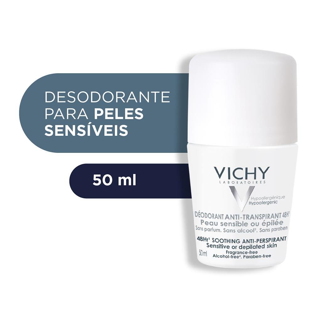 Vichy Soothing Antitranspirante Desodorante Roll-On 50ml 50ml 2