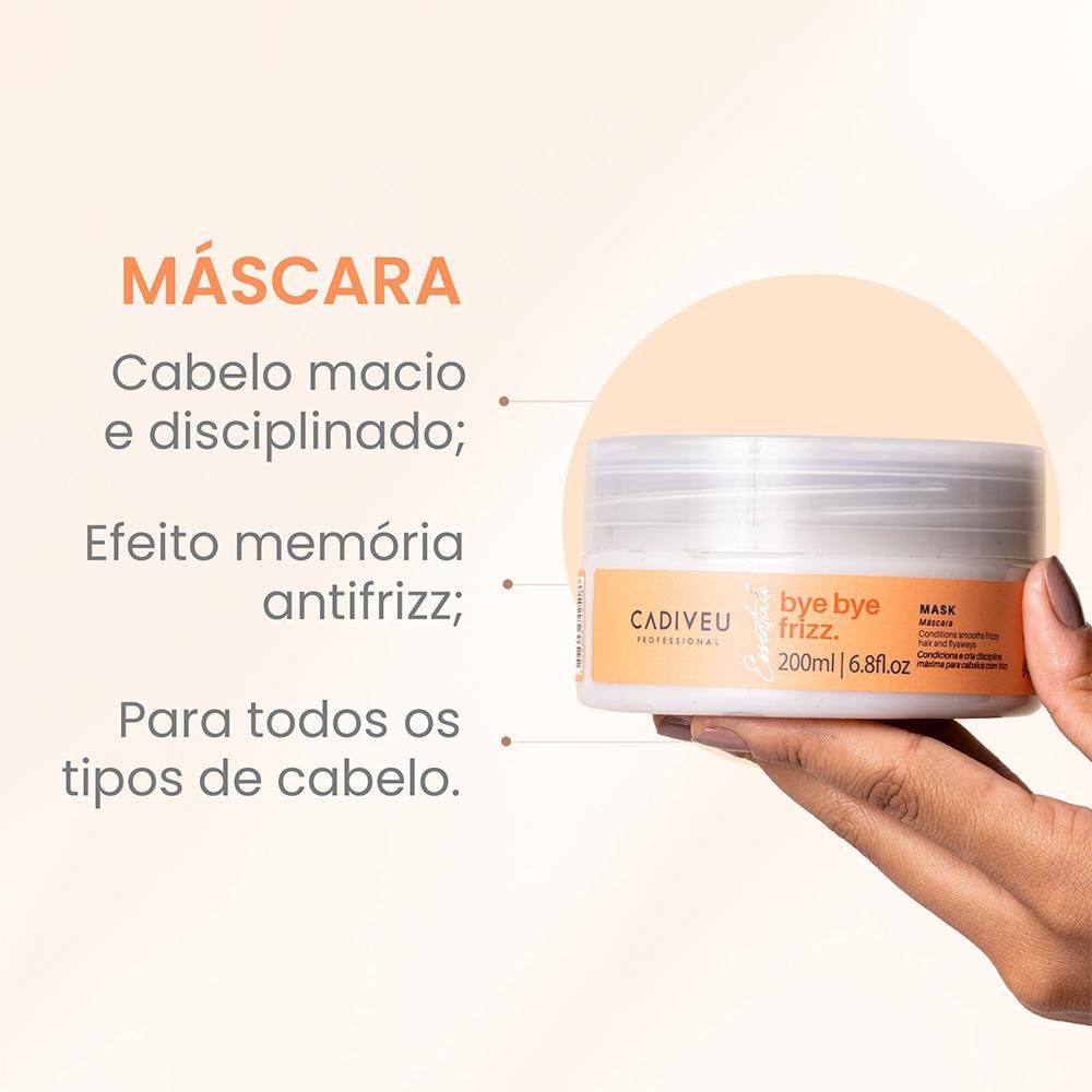 Cadiveu essentials Bye Bye Frizz Máscara 200ml 200ml 2
