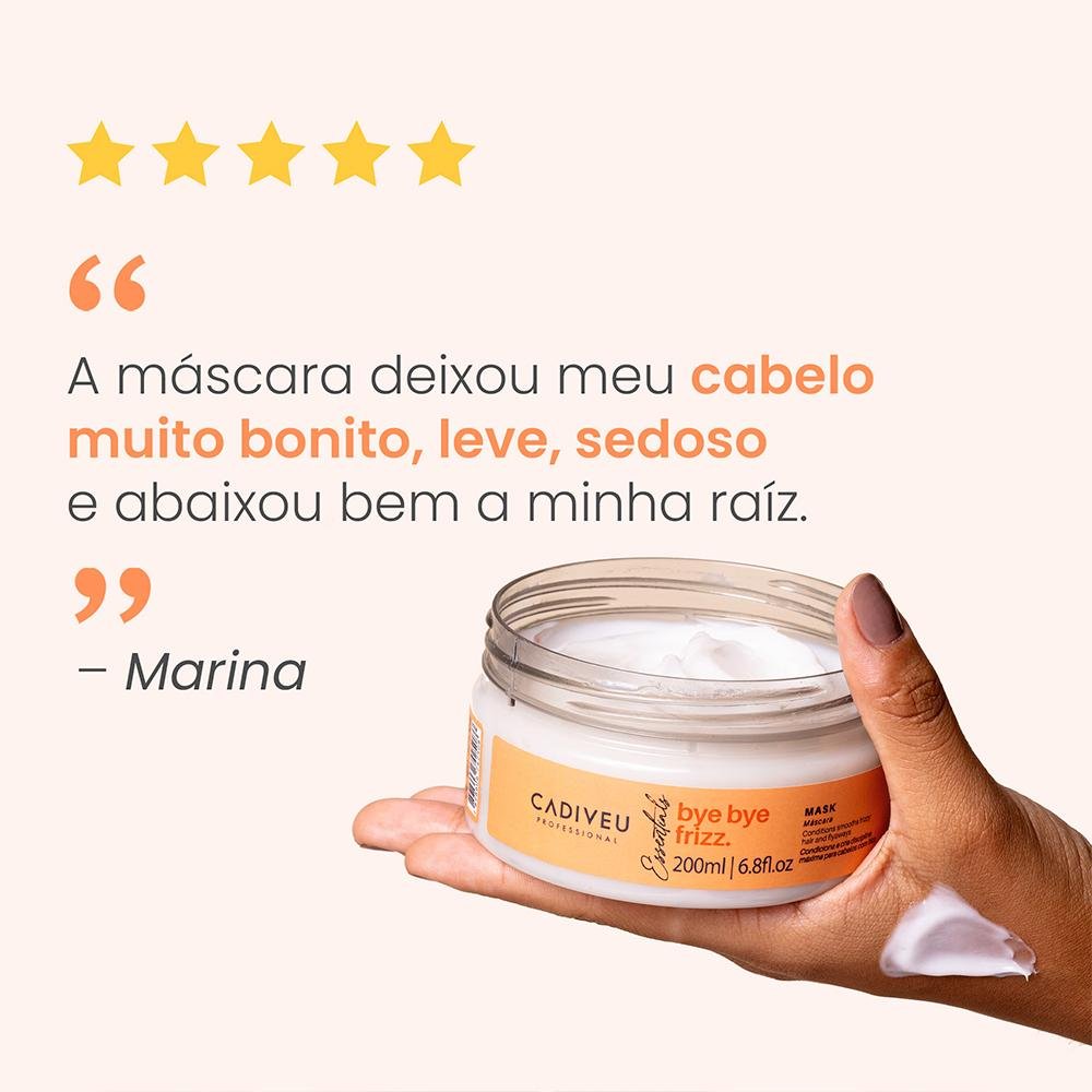 Cadiveu essentials Bye Bye Frizz Máscara 200ml 200ml 6