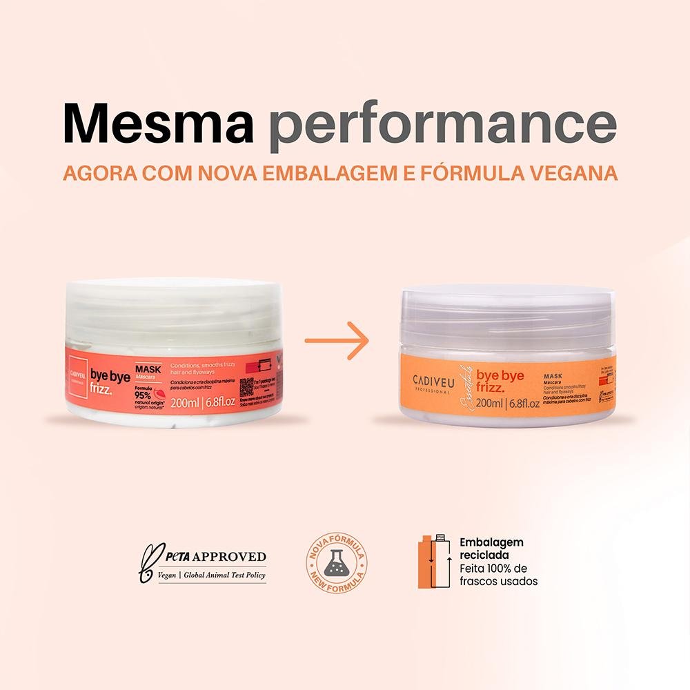 Cadiveu essentials Bye Bye Frizz Máscara 200ml 200ml 8