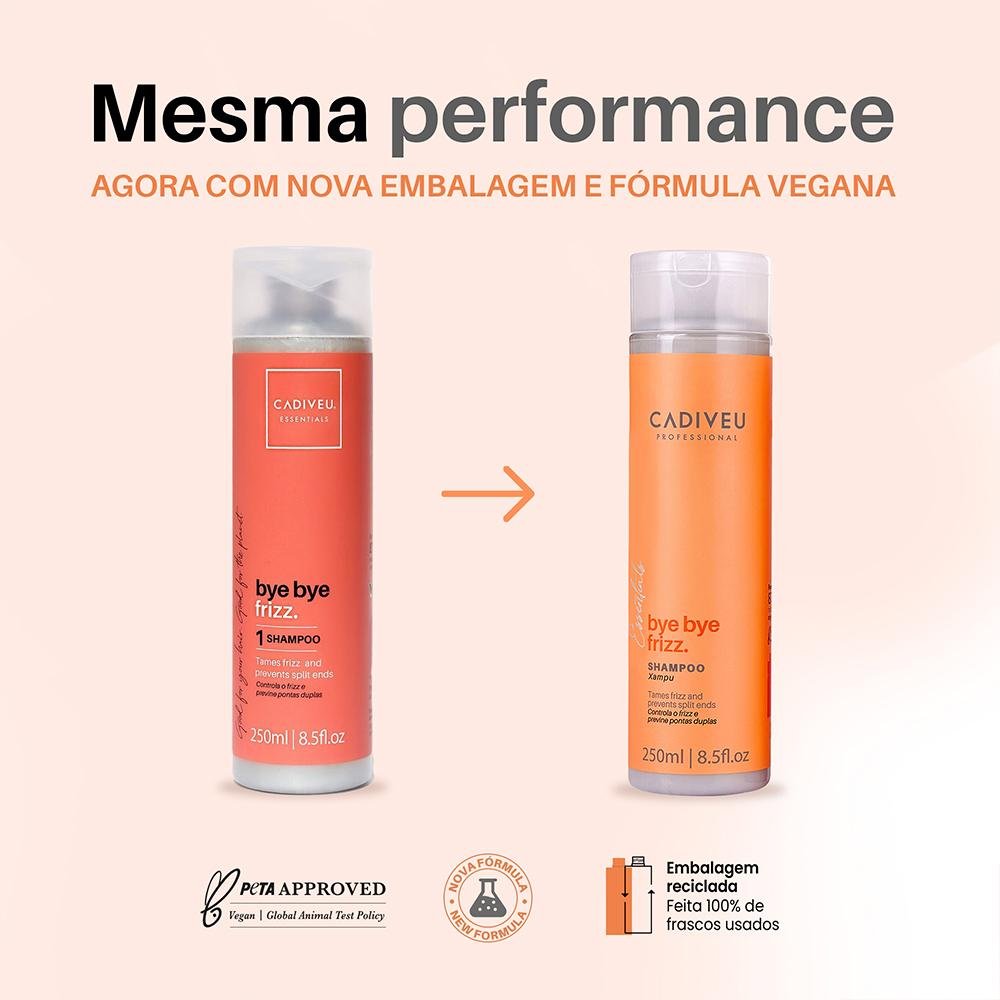 Cadiveu essentials Bye Bye Frizz Shampoo 250ml 250ml 8