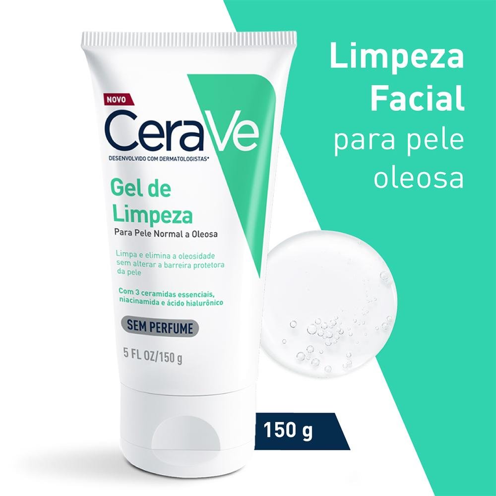 Cerave Limpeza Facial Gel 150g 150g 2
