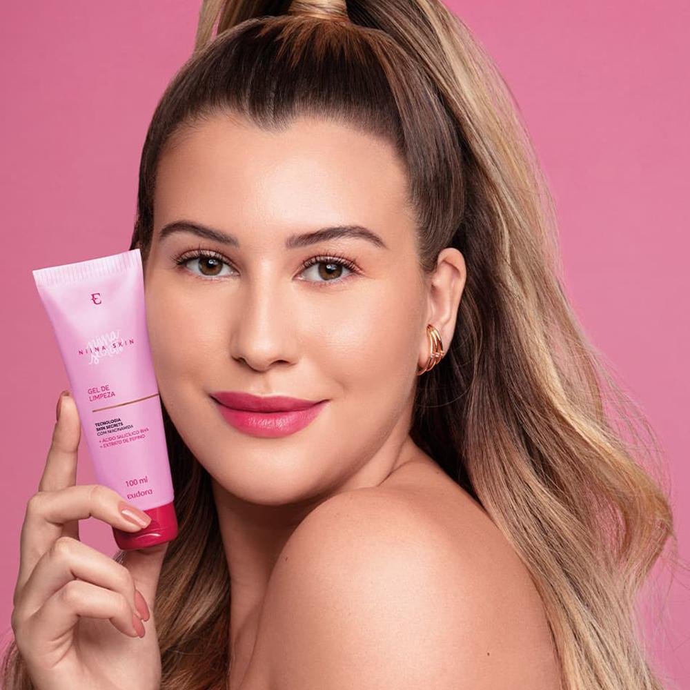 Eudora Niina Secrets Skin Gel Limpeza Facial 100ml 100ml 3