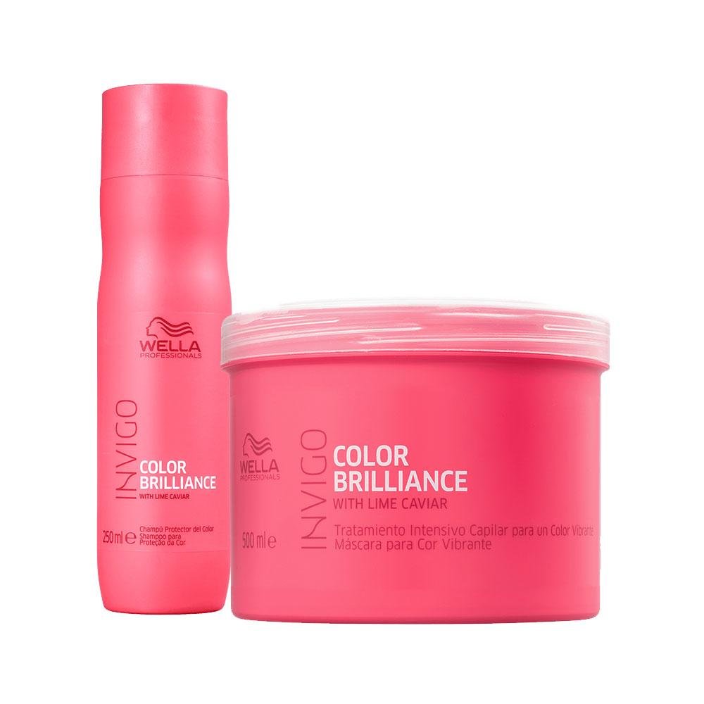 Kit Wella Professionals Invigo Color Brilliance - Shampoo e Máscara ÚNICO 1