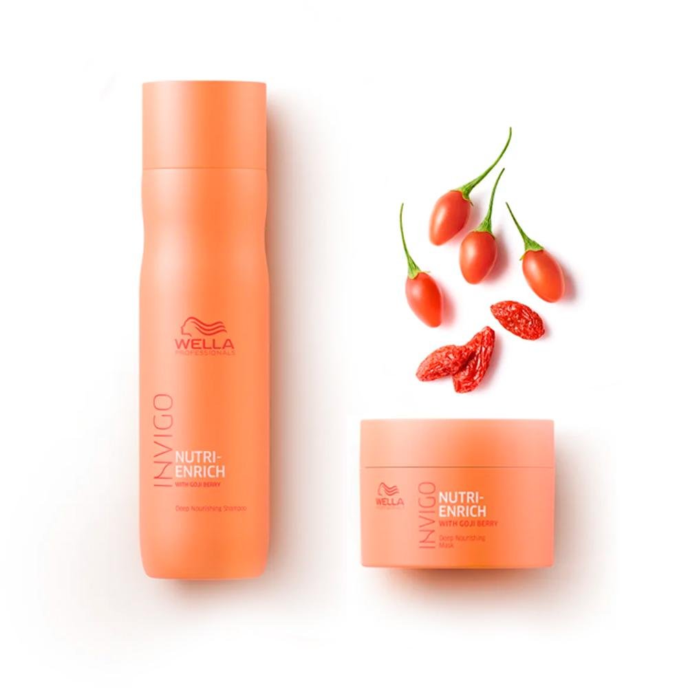 Kit Wella Professionals Invigo Enrich - Shampoo e Máscara ÚNICO 4
