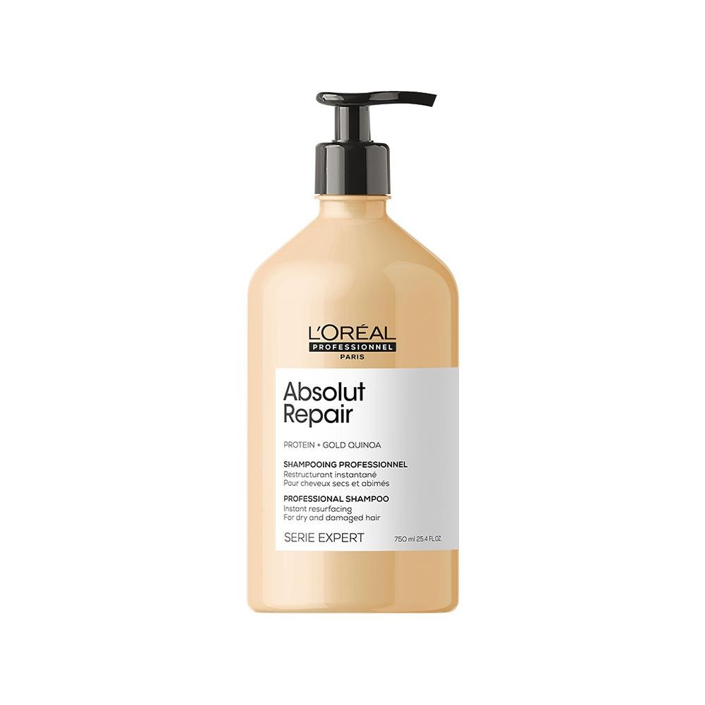 Kit L'Oréal Pro Serie Expert Absolut Repair Gold Quinoa - Shampoo 750ml e Máscara e Óleo ÚNICO 2