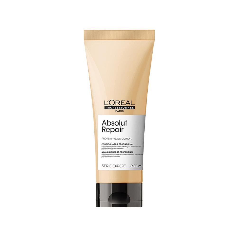 Kit L'Oréal Professionnel Serie Expert Absolut Repair Gold Quinoa - Shampoo e Condicionador e Máscara ÚNICO 3