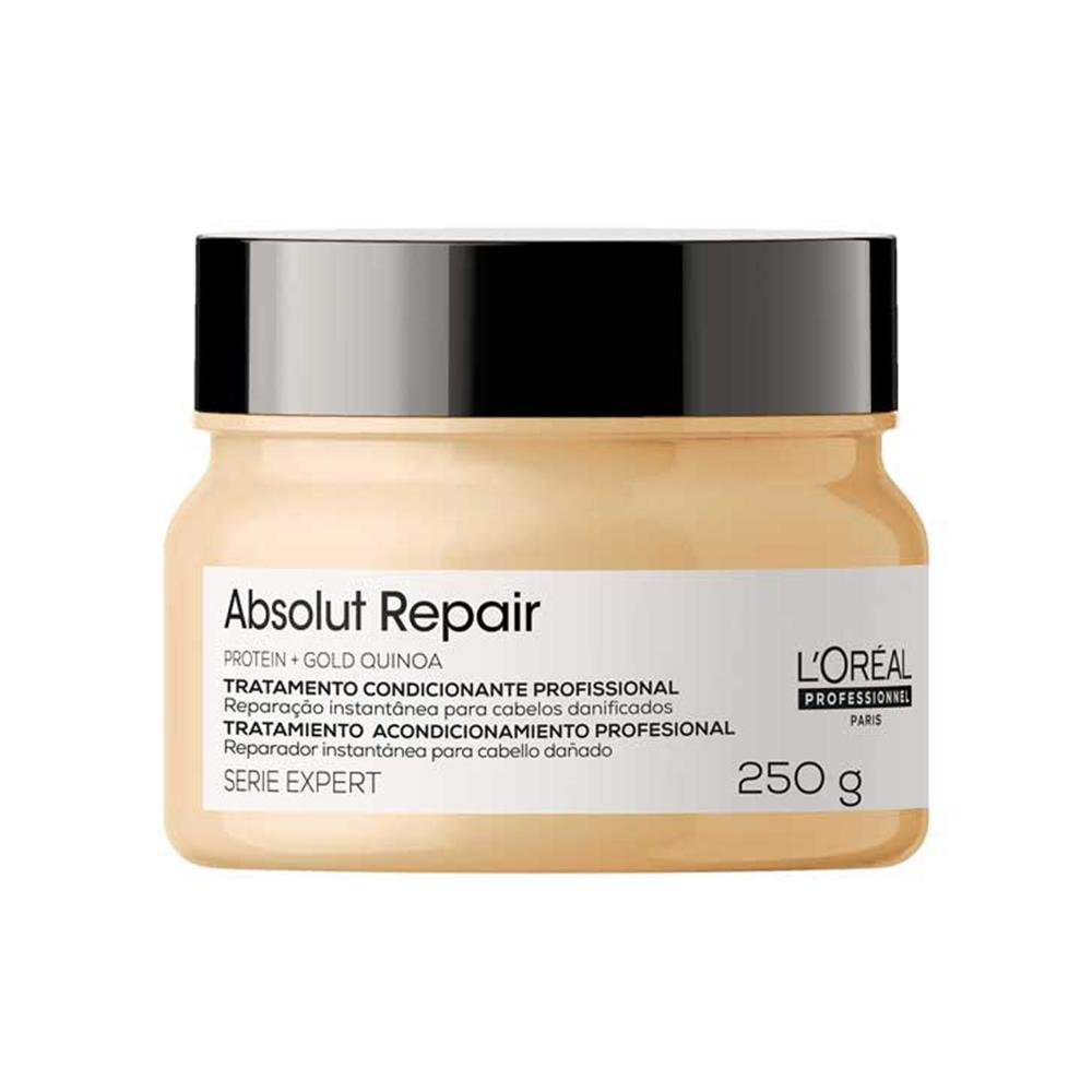 Kit L'Oréal Professionnel Serie Expert Absolut Repair Gold Quinoa - Shampoo E Máscara ÚNICO 3
