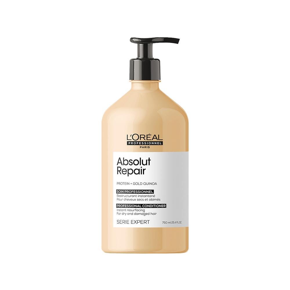 Kit L'Oréal Pro Serie Expert Absolut Repair Gold Quinoa - Shampoo e Condicionador 750ml ÚNICO 2