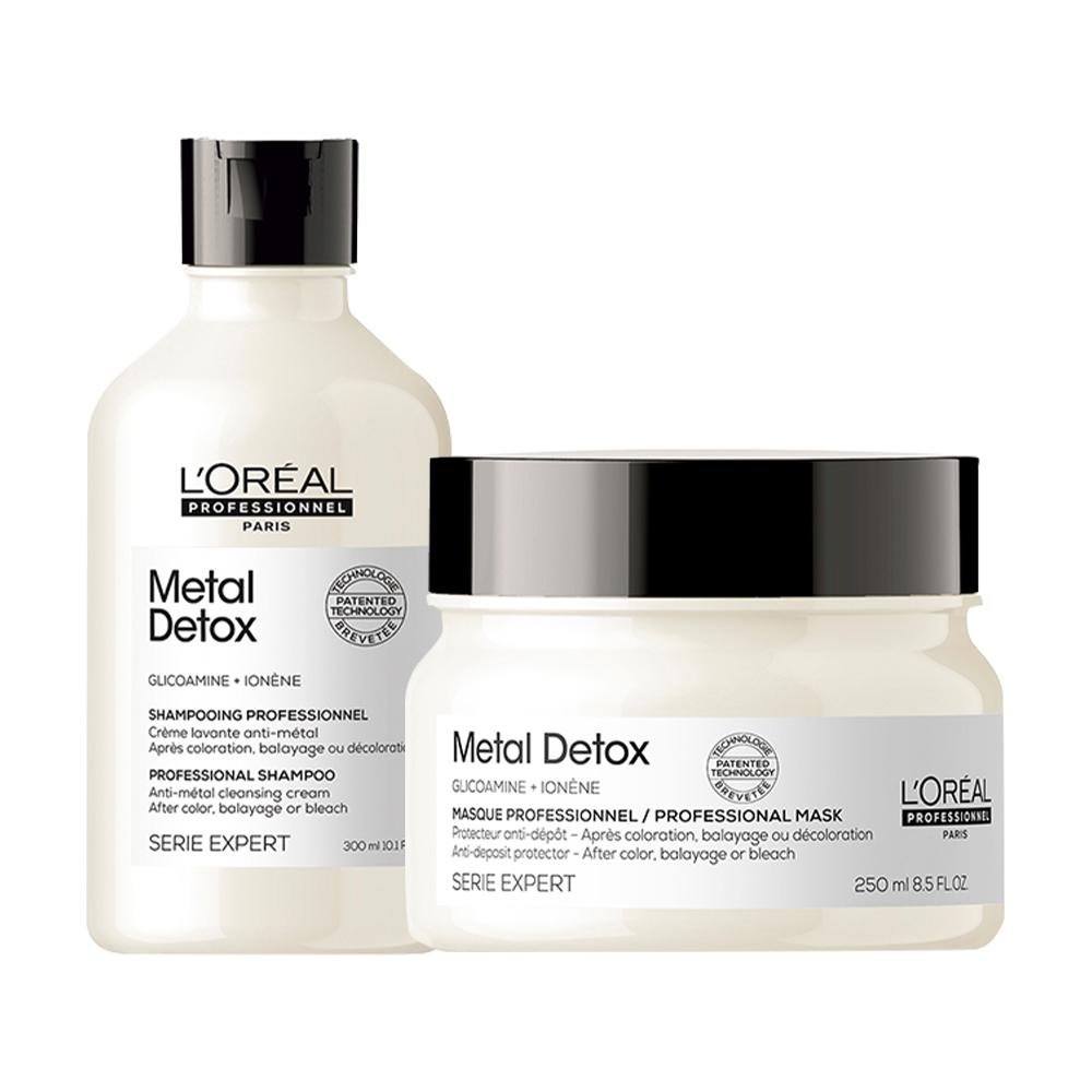Kit L'Oréal Professionnel Metal Detox - Shampoo E Máscara ÚNICO 1