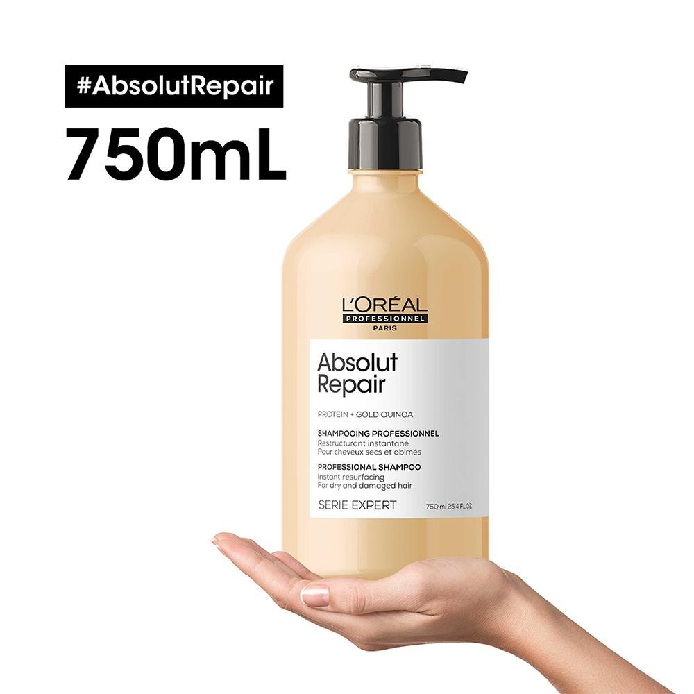 L'Oréal Professionnel Serie Expert Absolut Repair Gold Quinoa Shampoo 750Ml 750ml 2