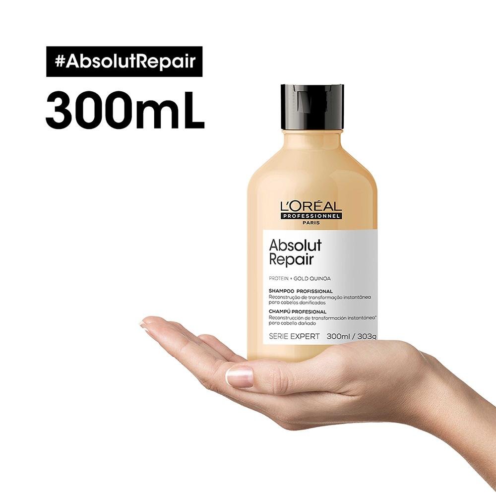 L'Oréal Professionnel Serie Expert Absolut Repair Gold Quinoa Shampoo 300Ml 300ml 5