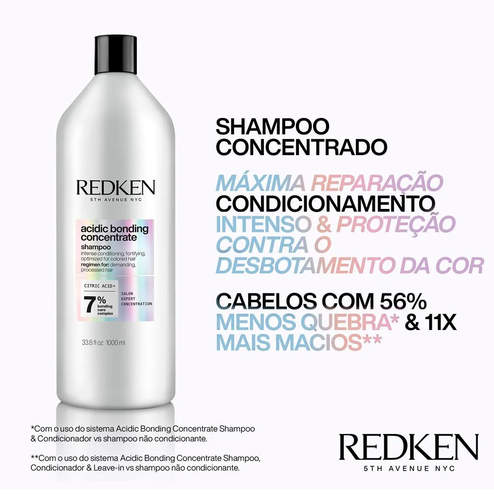 Redken Acidic Bonding Concentrate Shampoo 1000ml 1L 2