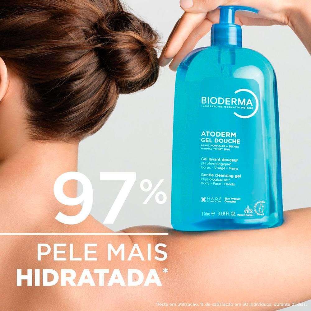 Bioderma Atoderm Gel de Banho Corporal Hidratante 1L 1L 4