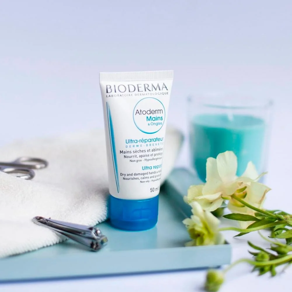 Bioderma Atoderm Creme Hidratante para Mãos e Unhas 50ml 200ml 4