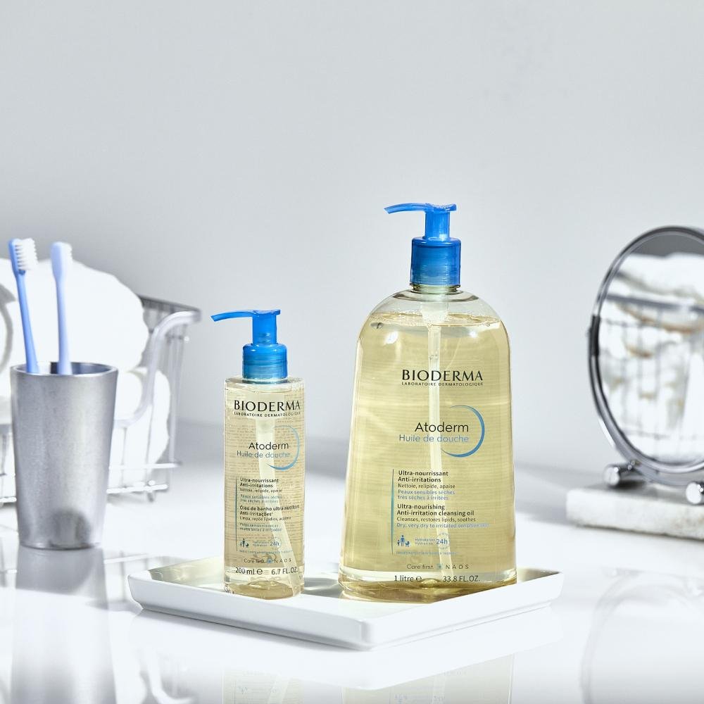 Bioderma Atoderm Óleo de Banho Hidratante Corporal 200ml 200ml 4