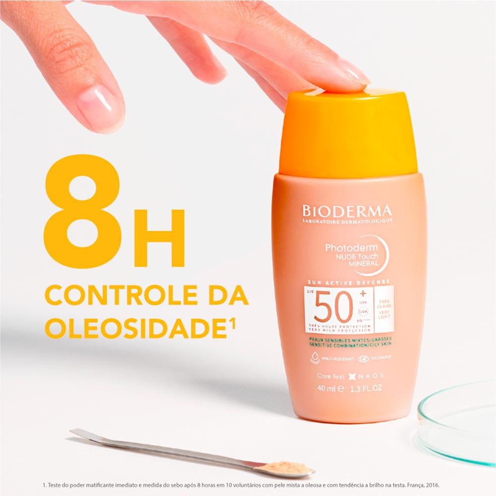 Bioderma Photoderm Prot Solar Facial Fps50+ Muito Claro 40ml Muito Claro 3